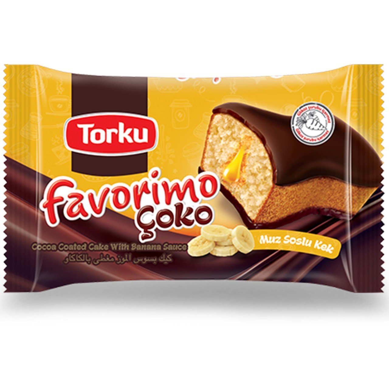 Torku Favorimo Çoko Muz Soslu Kek 55 gr