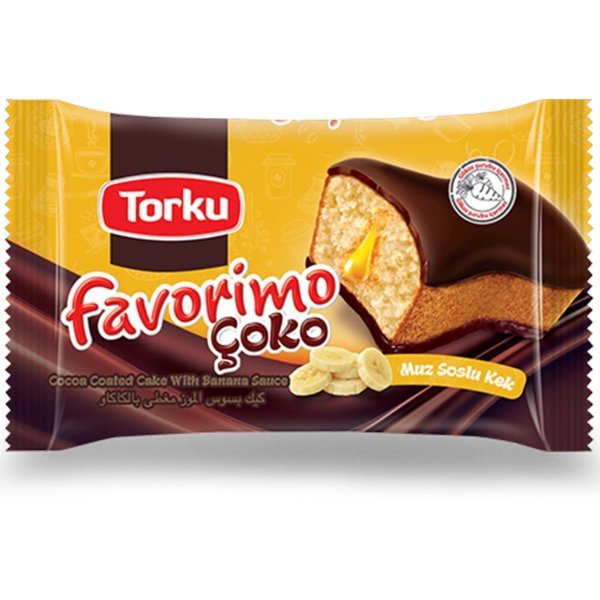 Torku Favorimo Çoko Muz Soslu Kek 55 gr