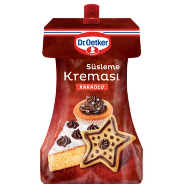 Dr.Oetker Süsleme Kreması Kakaolu 140 gr