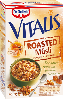 Dr.Oetker Vitalis Çikolatalı Fındıklı Çıtır Müsli 450 gr