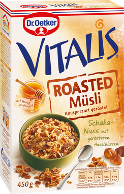 Dr.Oetker Vitalis Çikolatalı Fındıklı Çıtır Müsli 450 gr