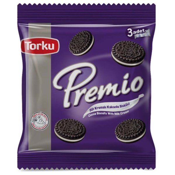 Torku Premio Bisküvi 132 gr x 3 Adet