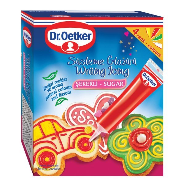 Dr.Oetker Süsleme Glazürü Şekerli 76 gr