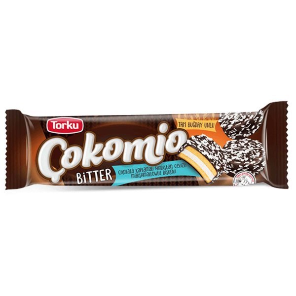 Torku Çokomio Marshmallow Bitter Çikolatalı Bisküvi 77 gr