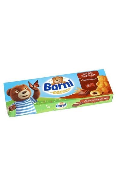 Barni Çikolata Dolgulu Kek 5 Paket 150 gr