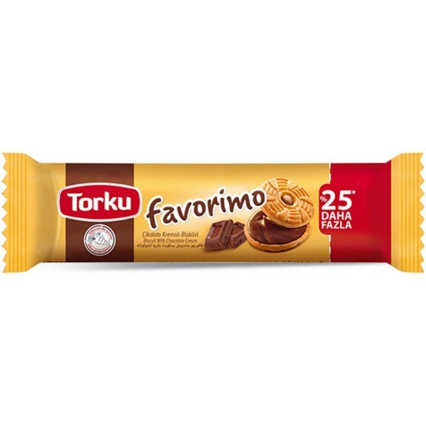 Torku Favorimo Çikolata Kremalı Bisküvi 76 gr