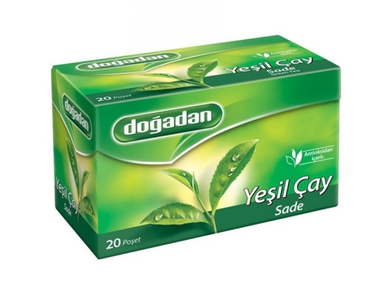Doğadan Yeşil Çay 20 Poşet Bitki Çayı 34 gr