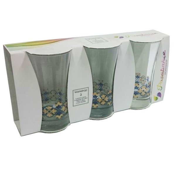 Paşabahçe 420055 Azur Yeni Osmanlı Bardak 3 Adet 300 cc