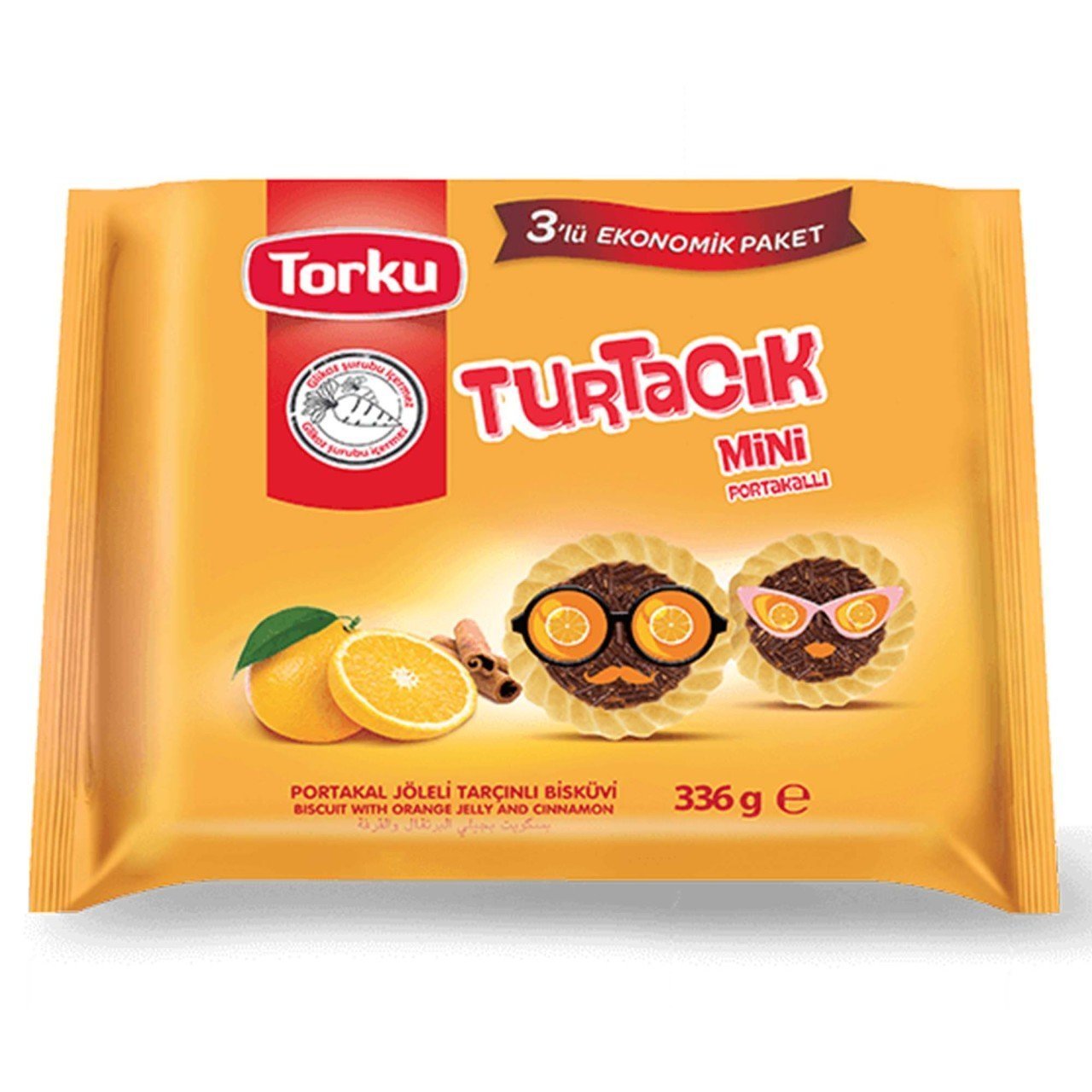 Torku Turtacık Mini Portakallı 102 gr x 3 Adet