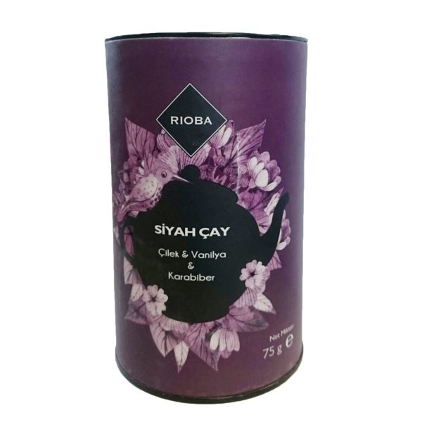 Rioba Çilek & Vanilya & Karabiber Çayı Karışımı 75 gr