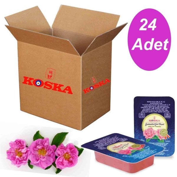 Koska Geleneksel Gül Reçeli 20 gr 24 Adet