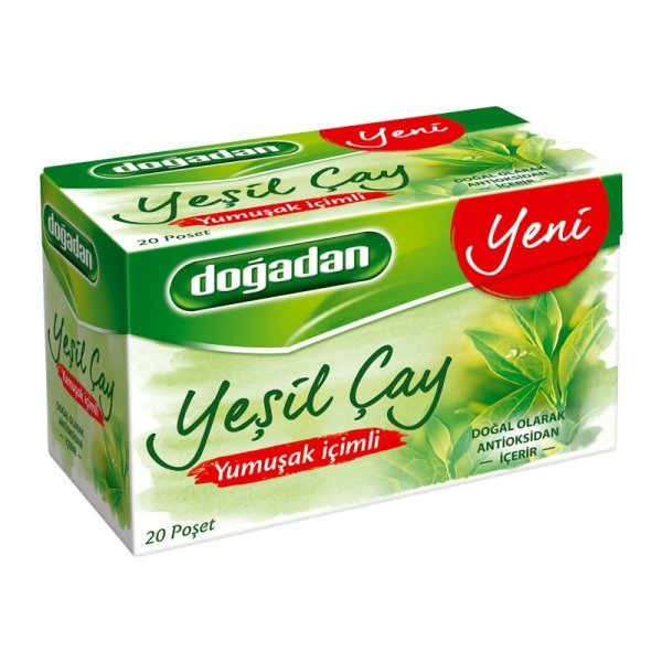 Doğadan Yeşil Çay 20 Poşet Bitki Çayı 40 gr