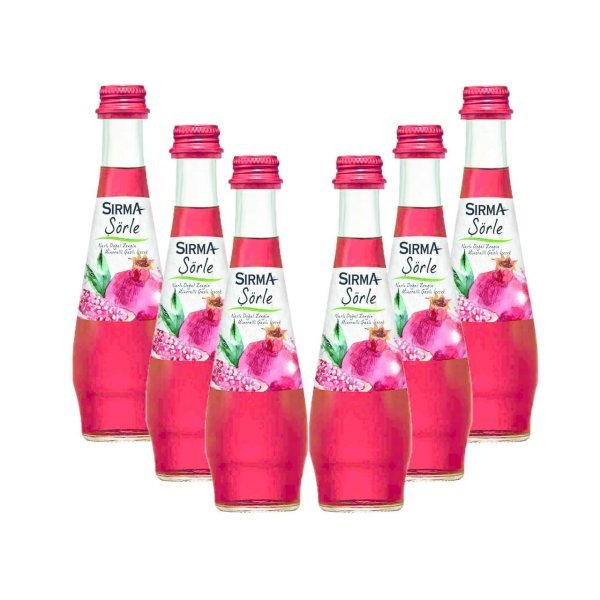 Sırma Schorle Narlı Doğal Zengin Mineralli Gazlı İçecek 200 ml x 6 Adet