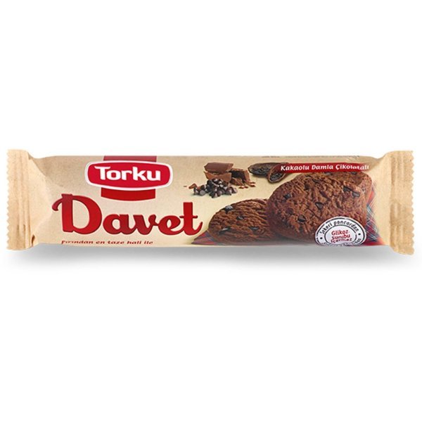 Torku Davet Çokodamlalı Bisküvi 92 gr