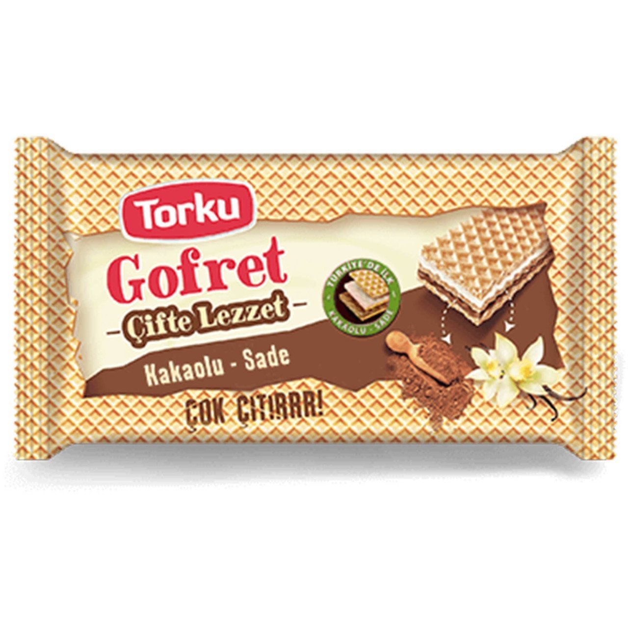 Torku Kakao & Sade Kremalı Gofret 40 gr