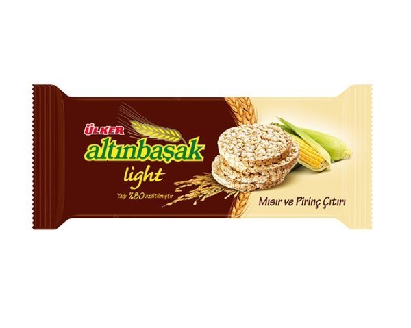 Ülker Altınbaşak Light Mısır ve Pirinç Çıtırı 40 gr