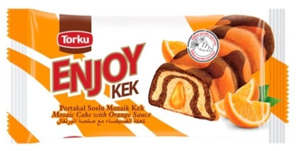 Torku Enjoy Portakal Soslu Mozaik Kek 55 gr