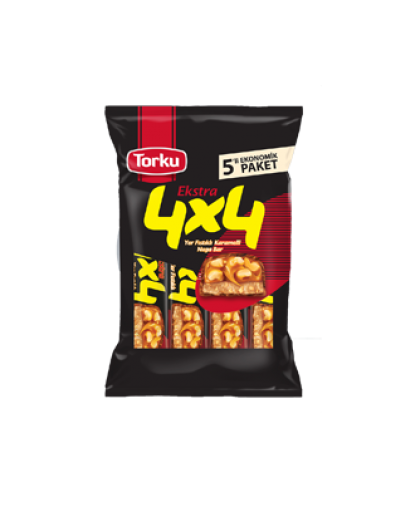 Torku 4x4 Yer Fıstıklı Bar 40 gr x 5 Adet