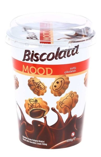 Biscolata Mood Sütlü Çikolatalı 135 gr