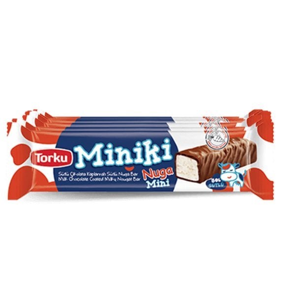 Torku Miniki Nuga Bar Çikolata 16 x 15 gr