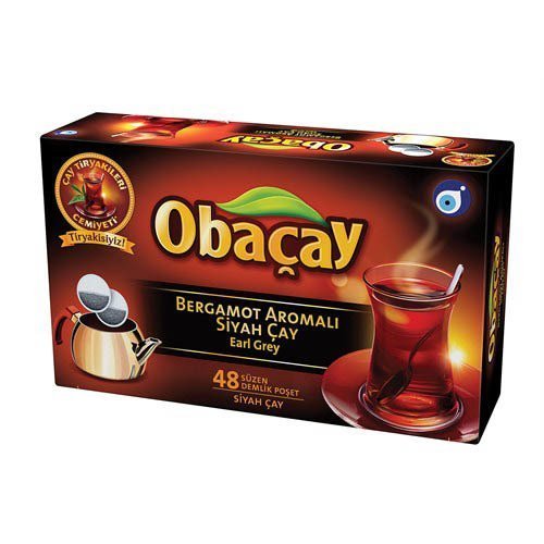 Obaçay Bergamot Aromalı 48 Süzen Demlik Poşet Çay 153.6 gr