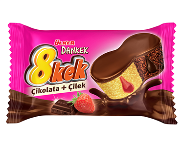 Ülker Dankek 8Kek Çikolata + Çilek 45 gr