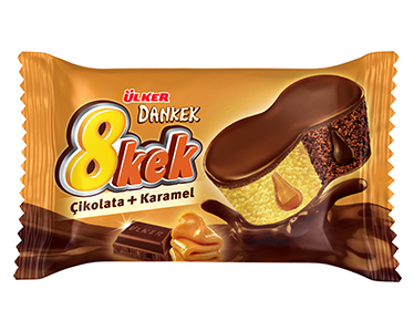 Ülker Dankek 8Kek Çikolata + Karamel 55 gr