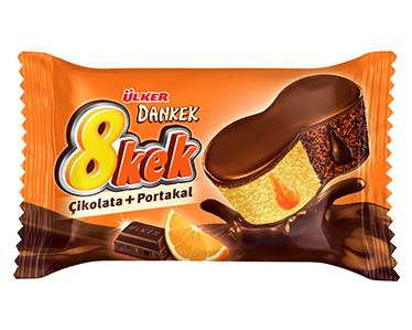 Ülker Dankek 8Kek Çikolata + Portakal 55 gr