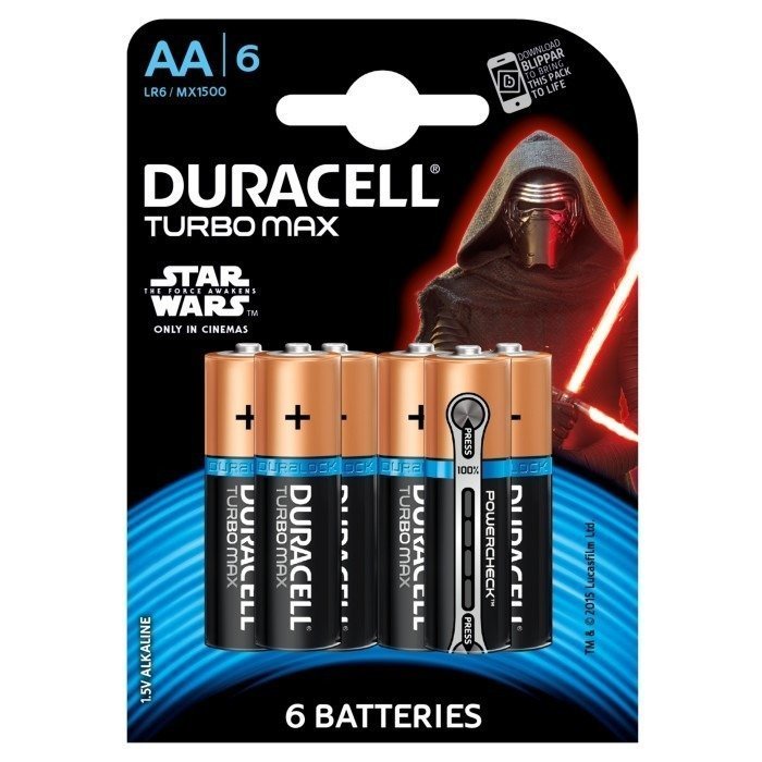 Duracell Alkalin Kalem Pil Turbo Max AA 6 Adet