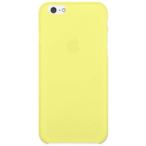Modaphone Apple iPhone 6 Silikon Telefon Kılıfı Sarı