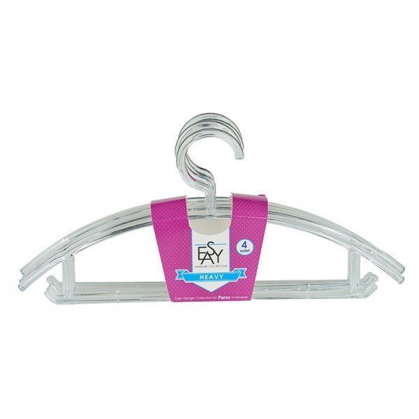 Easy Hanger Havy Plastik Şeffaf Askı 6 Adet