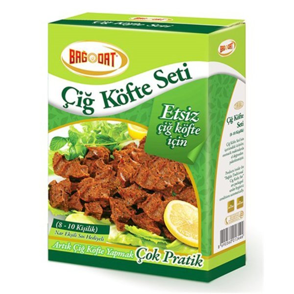 Bağdat Baharat Etsiz Çiğ Köfte Seti 500 gr