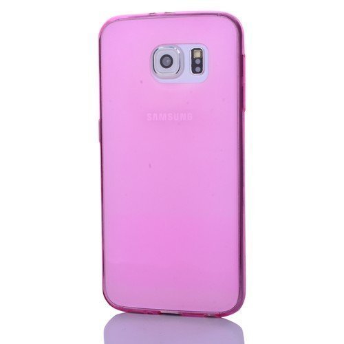 Modaphone Samsung S6 Edge Silikon Telefon Kılıfı Pembe