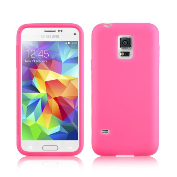 Modaphone Samsung S5 Silikon Telefon Kılıfı Pembe