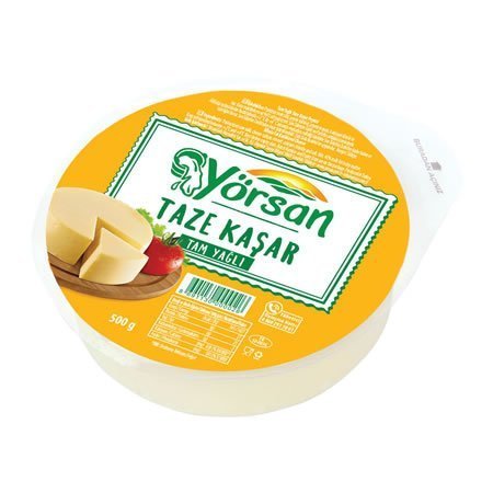 Yörsan Tam Yağlı Taze Kaşar 500 gr