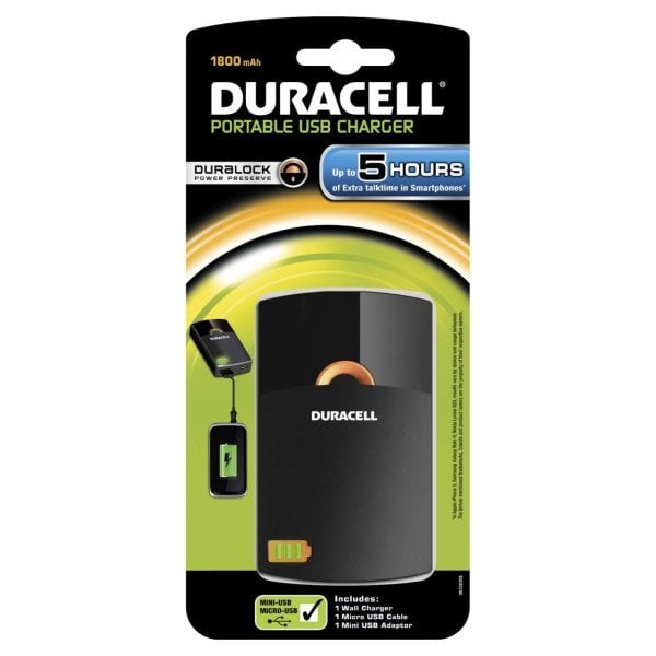 Duracell Taşınabilir USB Şarj Aleti 1800 mAh