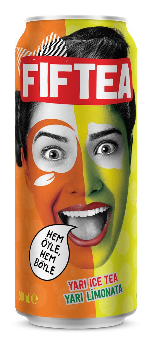 Fiftea Yarı İce Tea Yarı Limonata 500 ml