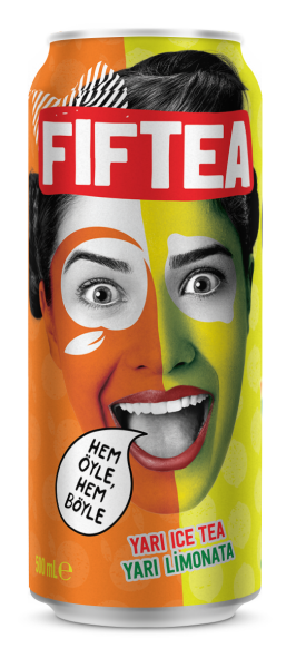 Fiftea Yarı İce Tea Yarı Limonata 500 ml