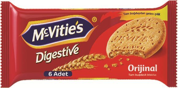 McVities Digestive Orijinal Tam Buğdaylı Biskuvi 48 gr