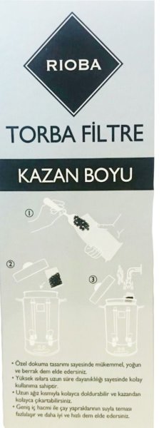 Rioba Kazan Boyu Torba Filtresi 10 Adet