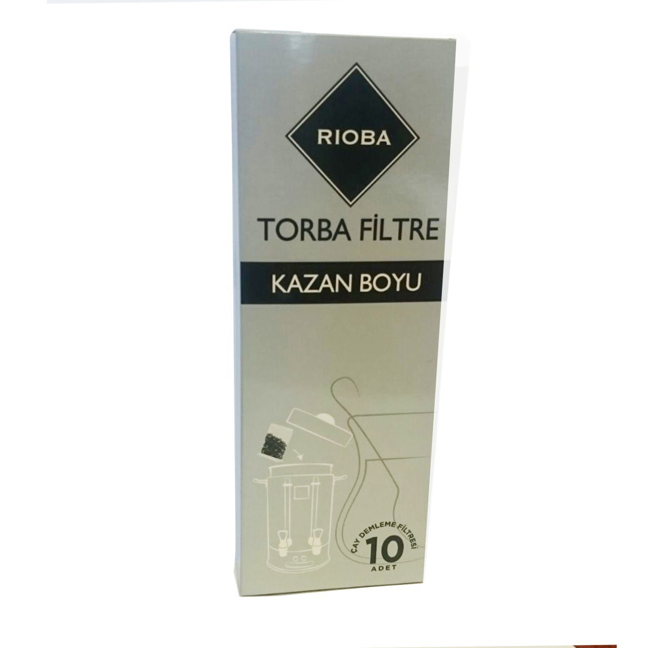 Rioba Kazan Boyu Torba Filtresi 10 Adet