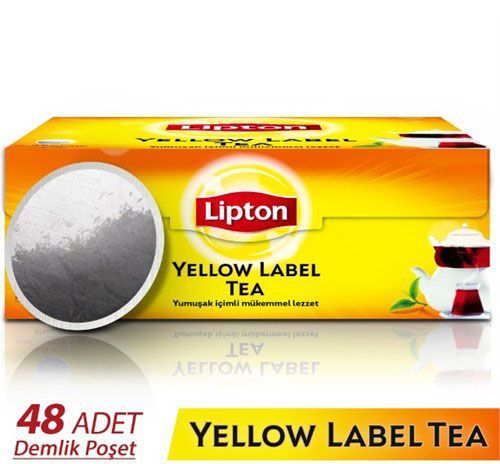 Lipton Yellow Label Demlik Süzen Poşet Çay 48 Adet 153 gr