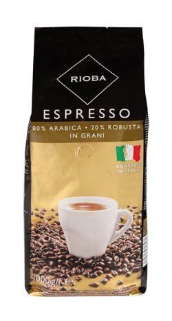 Rioba Espresso %80 Arabica %20 Robusta In Grani 1000 gr