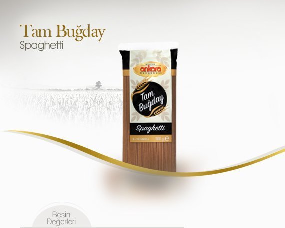Ankara Makarna Tam Buğday Spaghetti 500 gr