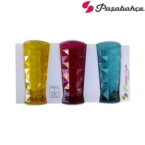 Paşabahçe 95791 Prizma Bardak 385 cc 3 Adet