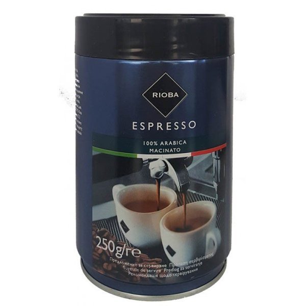 Rioba Öğütülmüş Espresso Kahve %100 Arabica Macinato 250 gr