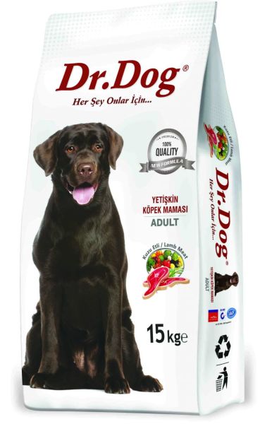 Dr.Dog Kuzu Etli Yetişkin Köpek Maması 15 kg