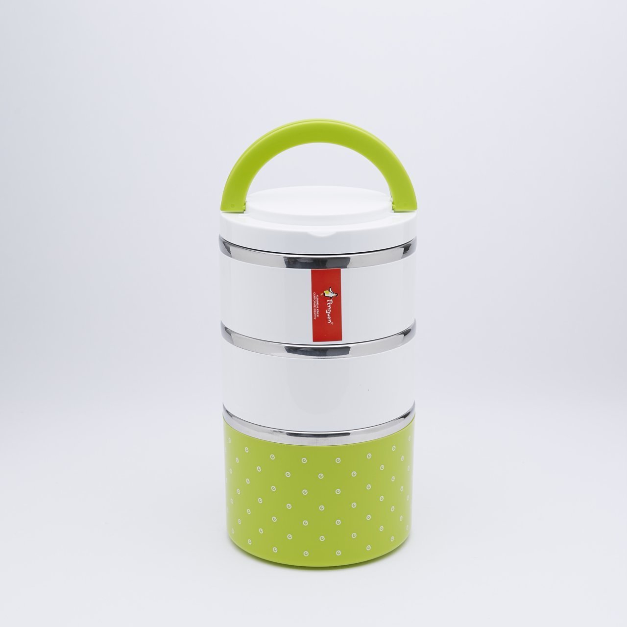 Penguen 1330 Yemek Termosu 3 Katlı 2000 ml Yeşil