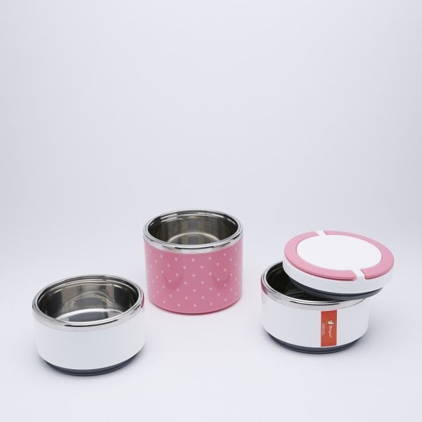 Penguen 1330 Yemek Termosu 3 Katlı 2000 ml Pembe