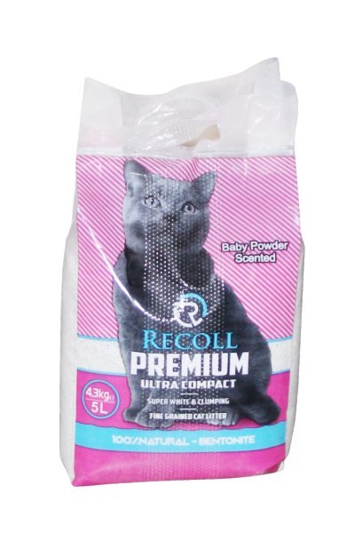Recoll Premium Bentonit Kedi Kumu Lavanta 5 lt